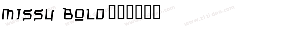 Missu Bold字体转换